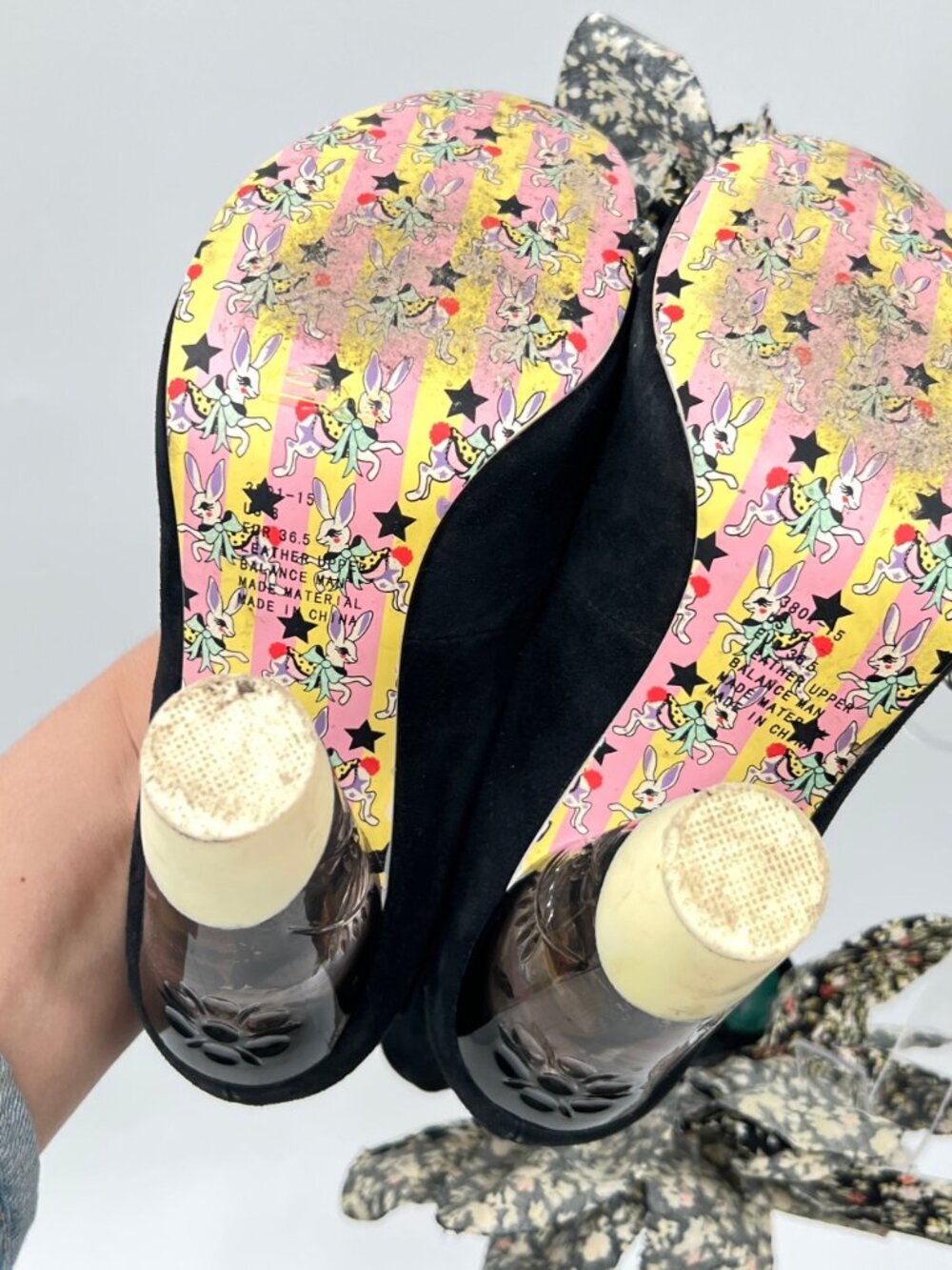 Iregular Choice 3D Flower Heel Pump Shoes - Picture 5 of 5